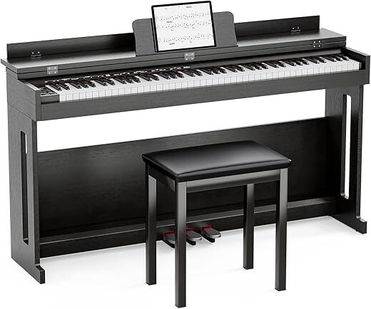 UMOMO 88 Weighted Key Digital Piano Keyboard
