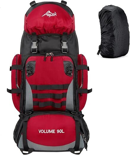 Unineovo 90L Waterproof Camping Hiking Backpack