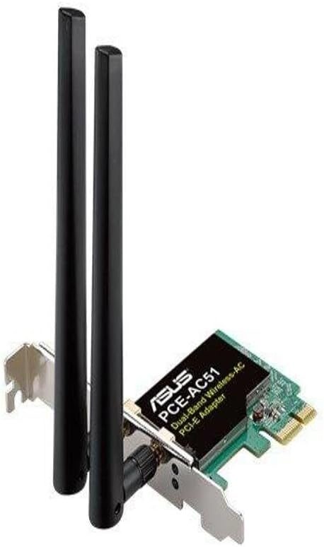ASUS AC750 Dual Band PCIe WiFi Adapter (PCE-AC51)