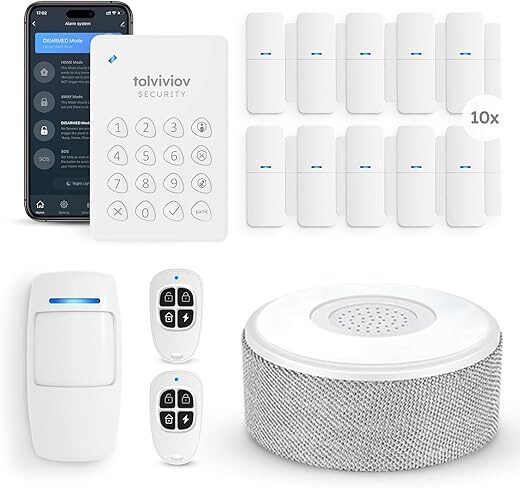 tolviviov Alarm System For Home Security, DIY