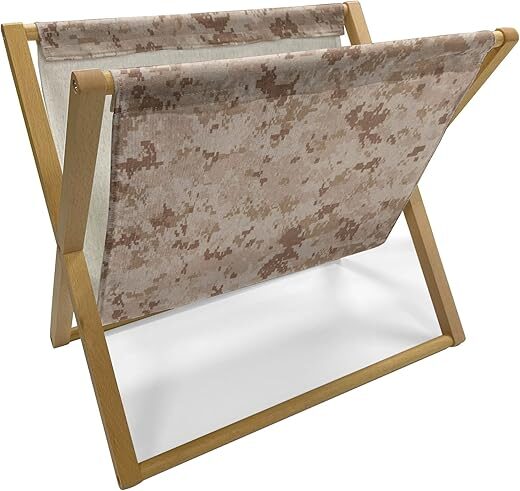 Ambesonne Camo Magazine And Book Holder