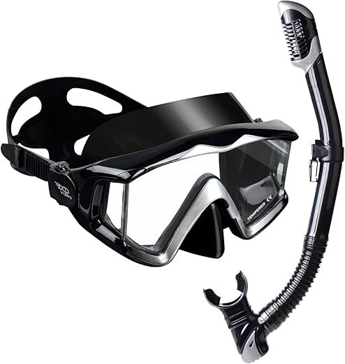 EXP VISION Anti-Fog 3 Window Scuba Diving Mask
