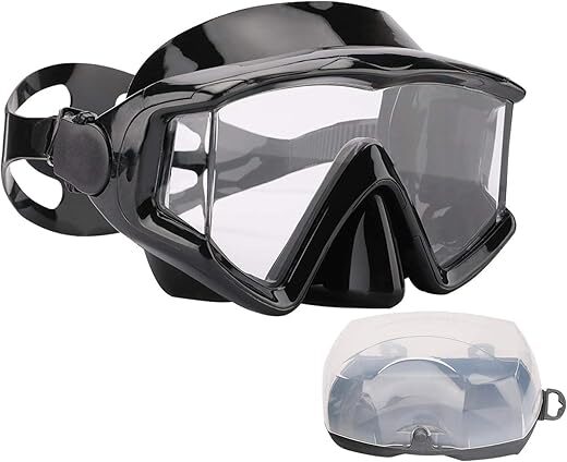 AQUA A DIVE SPORTS Anti-Fog Diving Snorkel Mask for Adults