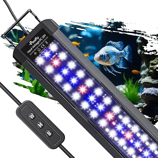 Pawfly Aquarium LED Light 9W for 12-18 Inch Tanks