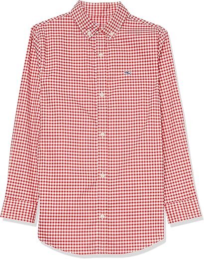 vineyard vines Arawak Gingham Nylon Whale Shirt