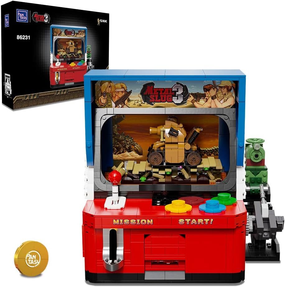 BRICKKK Arcade Machine Building Kit, Metal Slug
