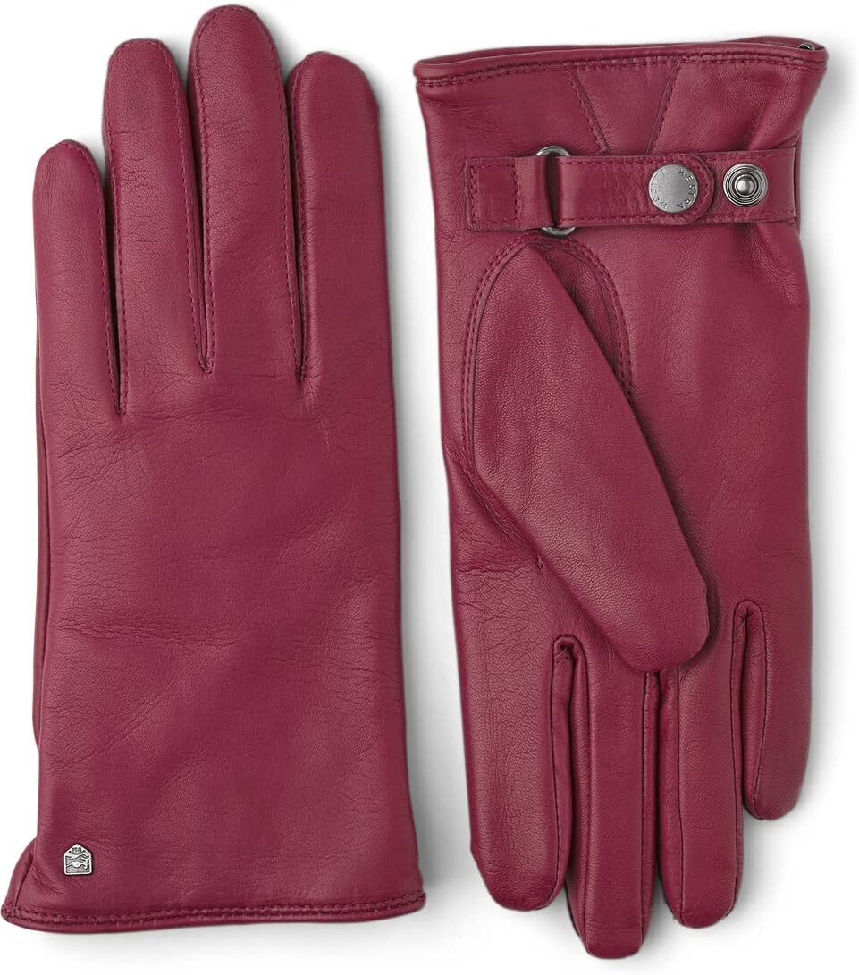 Hestra Asa Leather Water-Resistant Wool Gloves