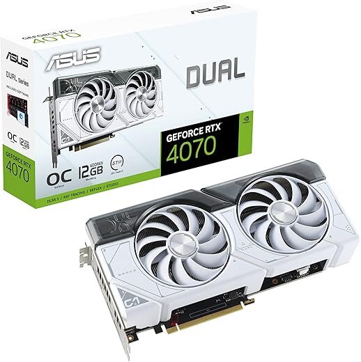 ASUS Dual RTX 4070 White OC 12GB