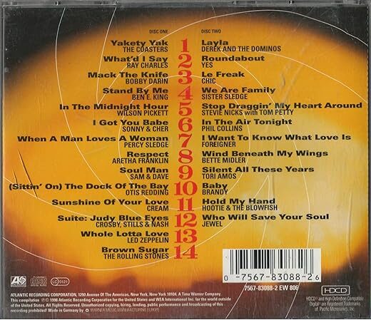 Atlantic Records: 50 Years [2-CD Set] By Author’s Name