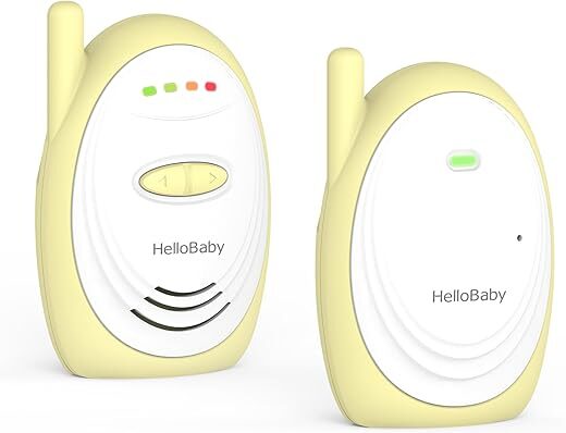 HelloBaby Audio Baby Monitor With 1000ft Range