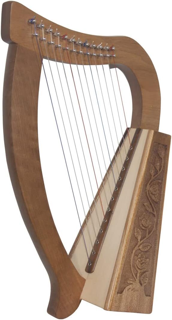 Roosebeck Baby Harp 12 String Walnut Set
