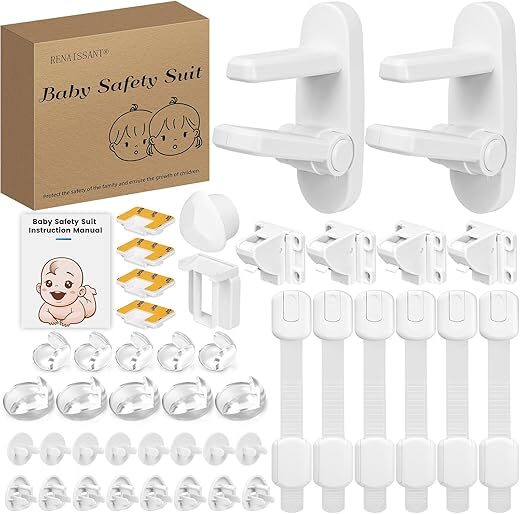 RENAISSANT Baby Proofing Kit, Pack of 38, Child Safety