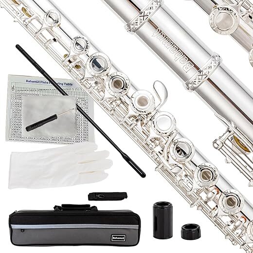 BAHAMUT Bahamut B Foot Flute, 17 Open Holes