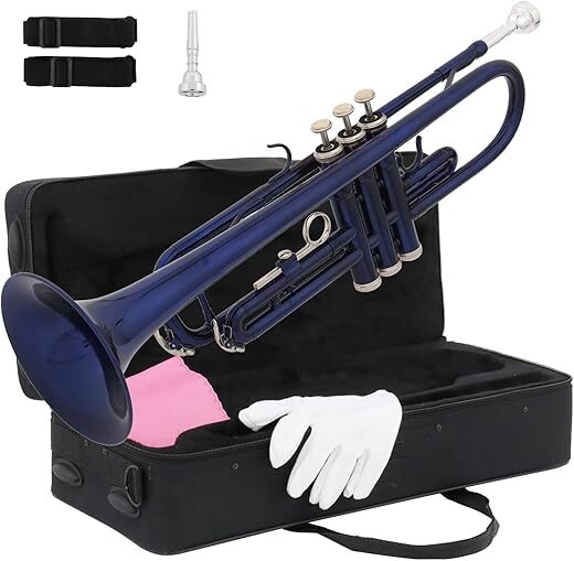 Ktaxon Bb Standard Trumpet for Beginners, 7C Mouthpiece