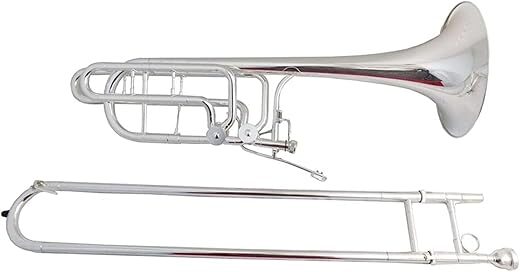 KAILINGBAIHUO Beginner Bass Trombone Bb/F/EB/D with Case