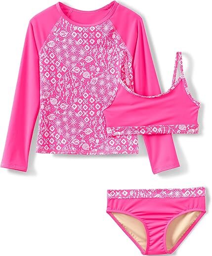 Lands’ End UPF 50 Rash Guard Set