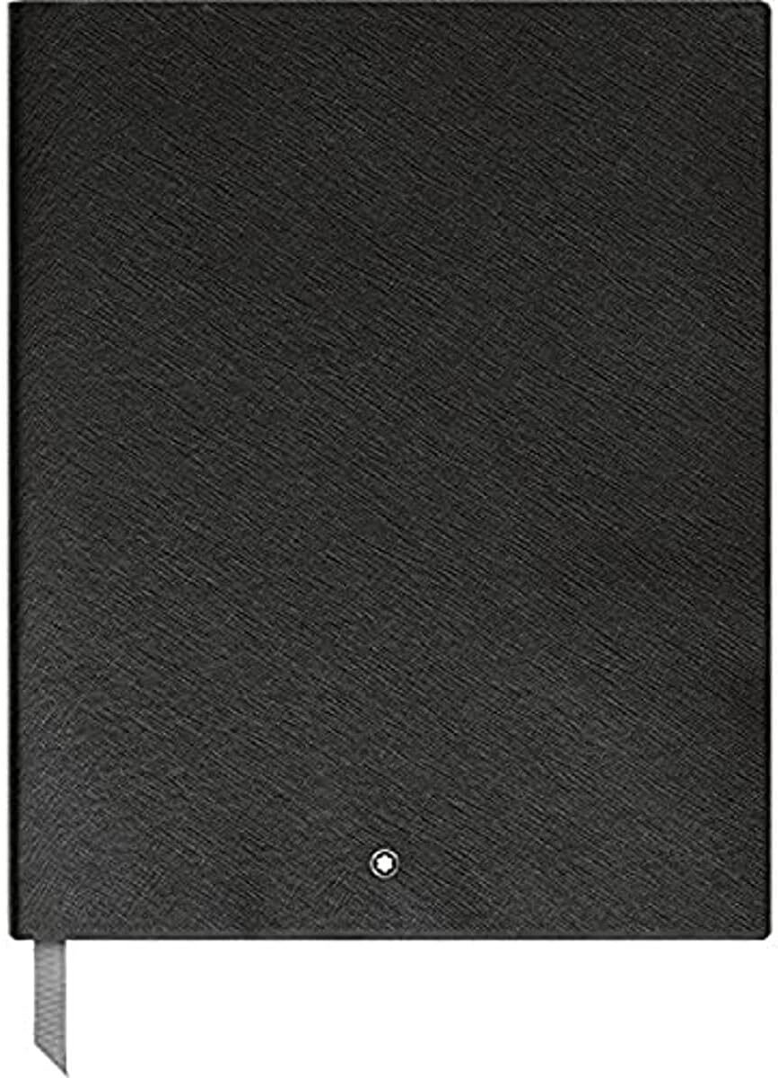 MONTBLANC Black Lined Leather Sketch Book – 8.2×10.2
