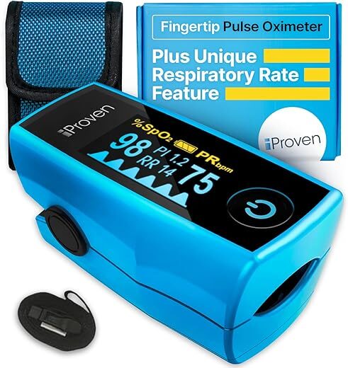 iProven Blood Oxygen Monitor Fingertip Oximeter