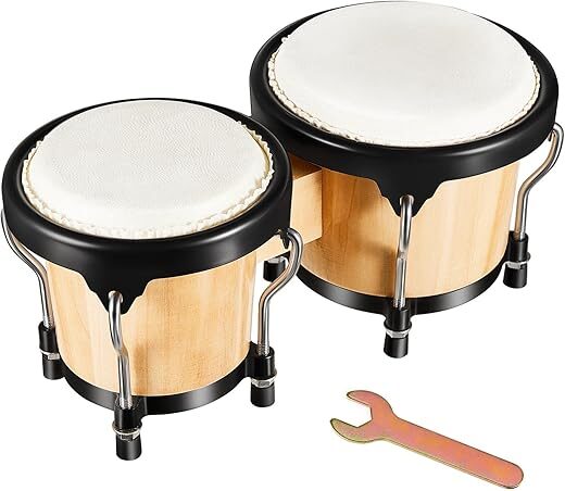 Lukmaa Bongo Drum Set Tunable Hand Drums