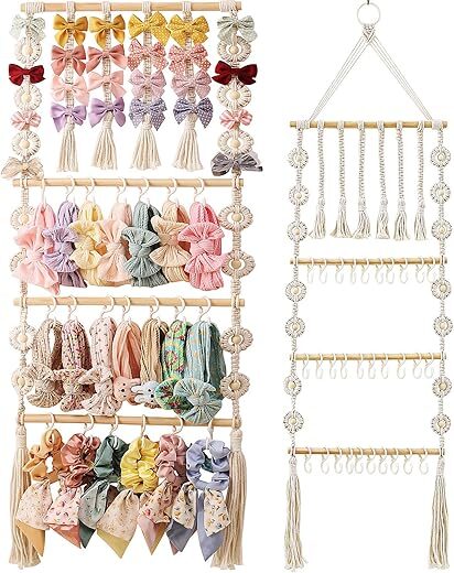 GRDYEAAR Bow Organizer For Girls, Claw Clip Hanger