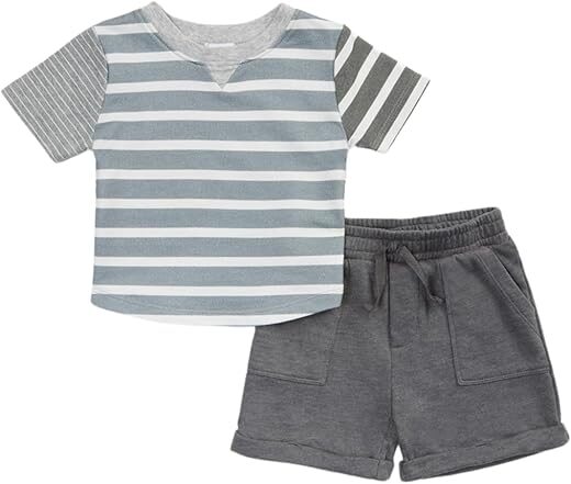 Splendid Mixed Stripe Tee Set