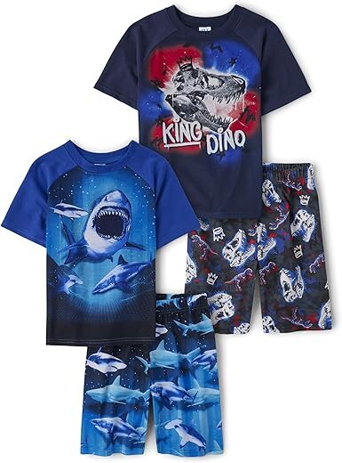 The Children’s Place Boys Short Sleeve 2 Piece Pajama Set