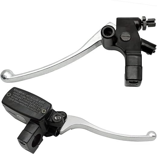 JAVIK Brake Master Cylinder Clutch Lever (Black+Chrome)