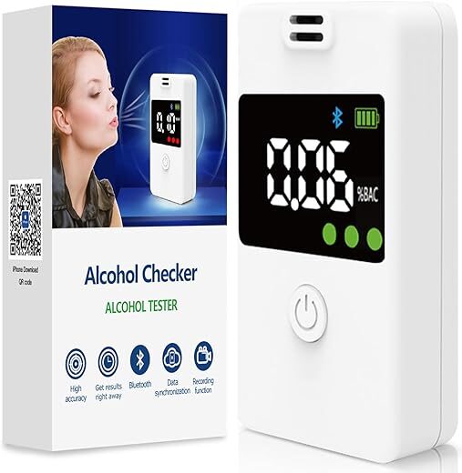 WINCZAUEH Breathalyzer With Bluetooth Connectivity