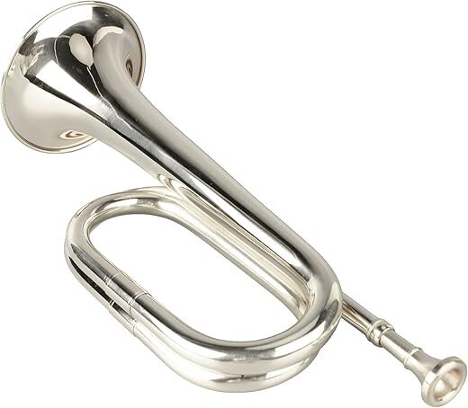 LiebeWH C Key Silver Trumpet Bugles Instrument