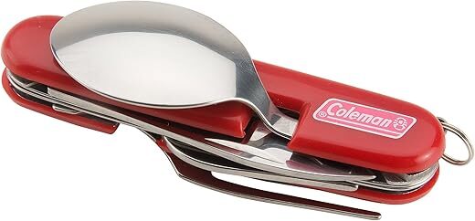 Coleman Camping 4-in-1 Utensil Set: Fork, Knife, Spoon, Opener