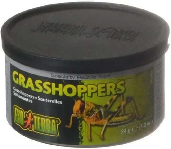Exo Terra Canned Grasshoppers For Reptiles