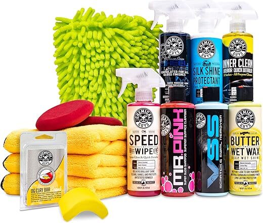 Chemical Guys Car Cleaning Kit HOL123, 14 Items