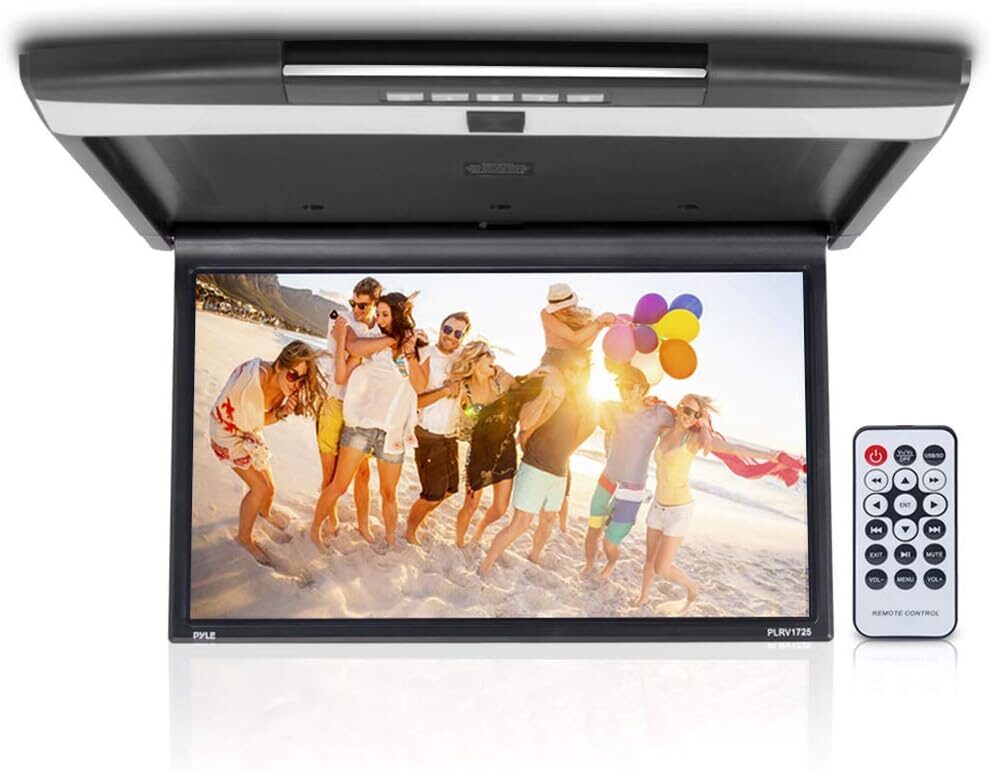 Pyle Car Overhead Monitor Screen Display – 17.3 Inch LCD