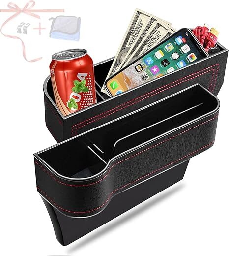 jiaji Car Seat Gap Filler Organizer, 2 Pack