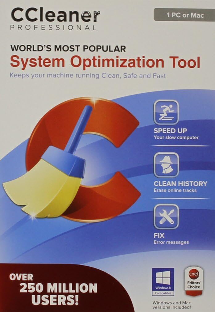 CC Cleaner Ccleaner Professional For 1 PC/Mac