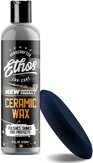 Ethos Handcrafted Car Care Ceramic Wax – Slick, Hydrophobic Finish