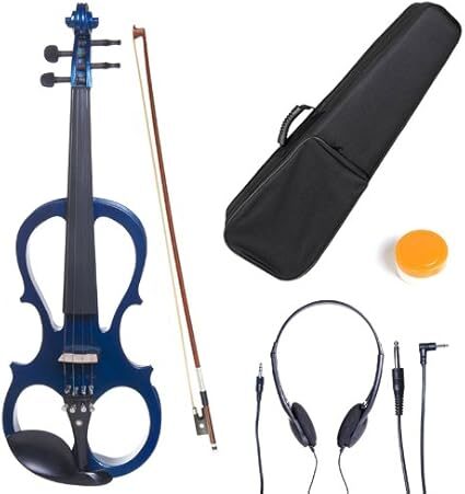 Cecilio CEVN-1BL Silent Electric Solid Wood Violin