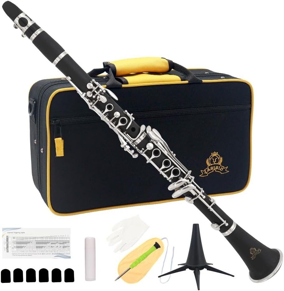 Yasisid Clarinet For Beginner With Stand, Case