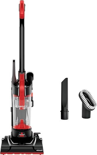 Bissell CleanView Compact Upright Vacuum, 3508, Red/Black