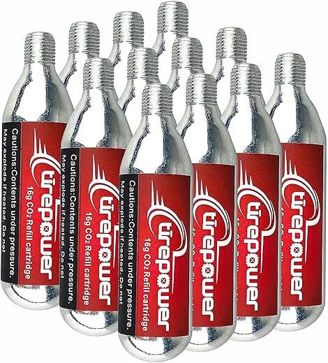 Ctrepower Co2 Bike Tire Inflator with Cartridges