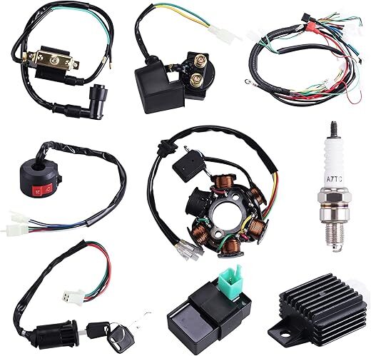 OTOHANS AUTOMOTIVE Complete Wiring Harness For ATV 50cc-125cc