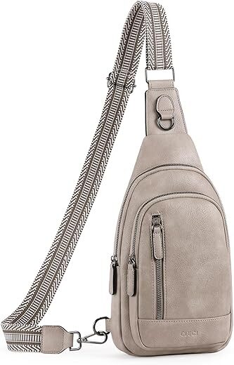 CLUCI Crossbody Leather Sling Bag for Women