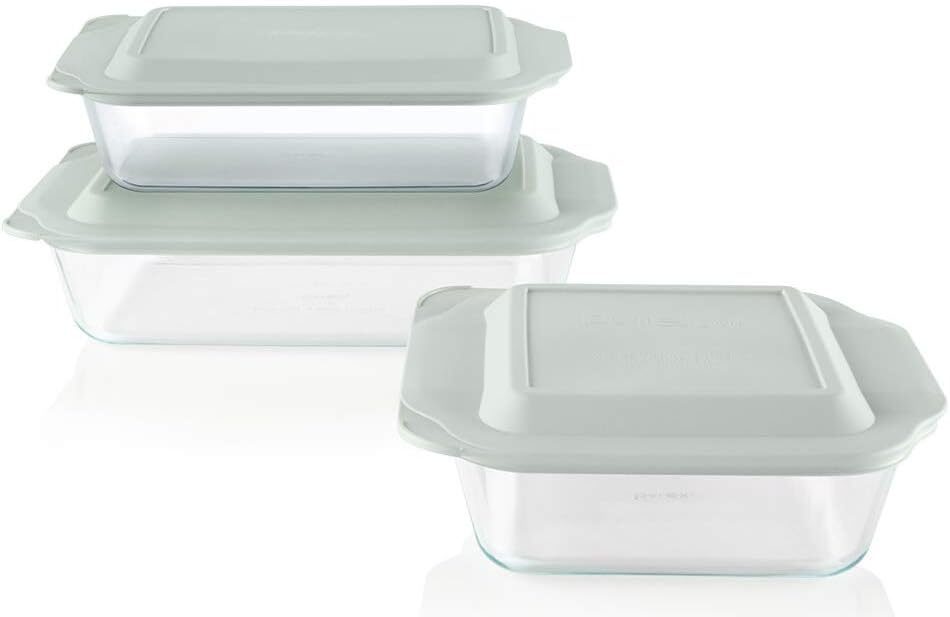 Pyrex Deep Baking Dish Set, 6-Piece