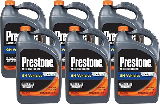 Prestone Dex-Cool Antifreeze/Coolant AF888-6PK