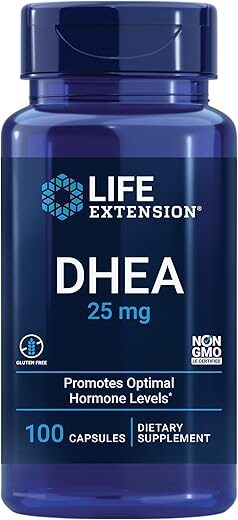 Life Extension DHEA Hormone Balance Supplement Capsules