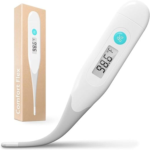 Greater Goods Digital Oral Thermometer, Flexible Tip, Accurate