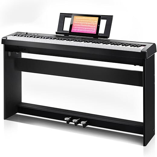 AODSK Digital Piano 88 Key Weighted Keyboard
