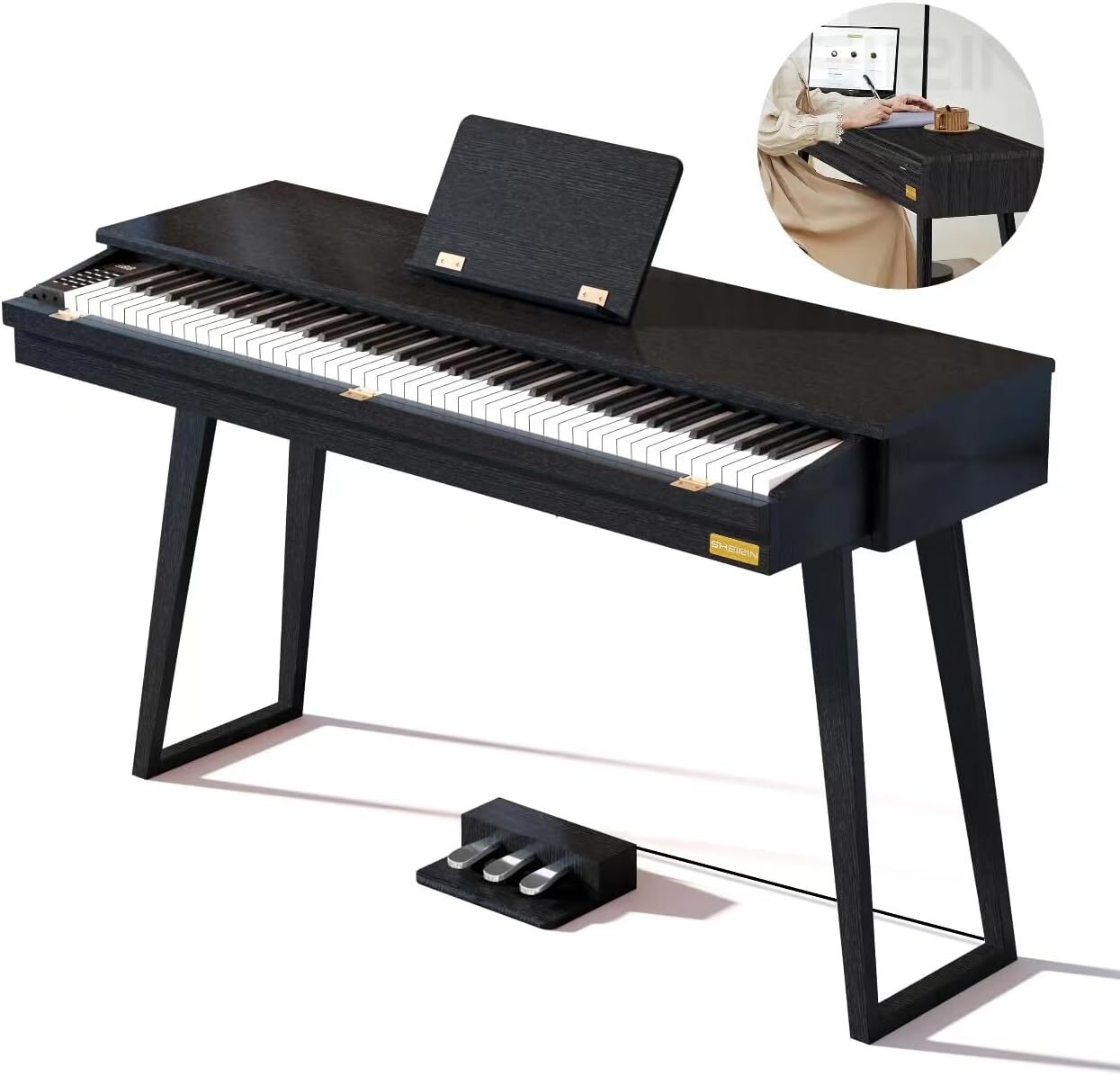 SHEIRIN Digital Piano 88 Keys SR-PH80