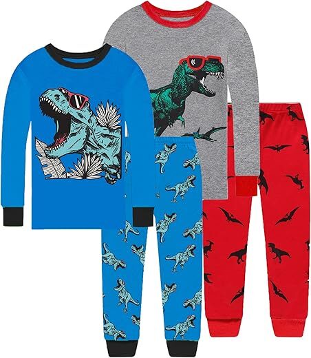 Dolphin&Fish Dolphin&Fish Boys Pajamas 4Piece Sets