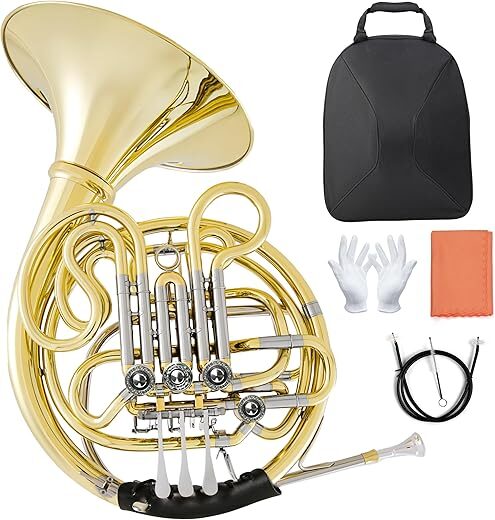 Chehery Double French Horn F/Bb 4-Key Gold